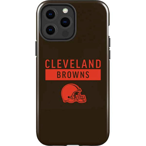 NFL Cleveland Browns Brown Performance Series iPhone 15 Pro Max Impact Case