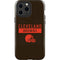 NFL Cleveland Browns Brown Performance Series iPhone 15 Pro Max Impact Case