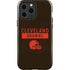 NFL Cleveland Browns Brown Performance Series iPhone 15 Pro Max Impact Case