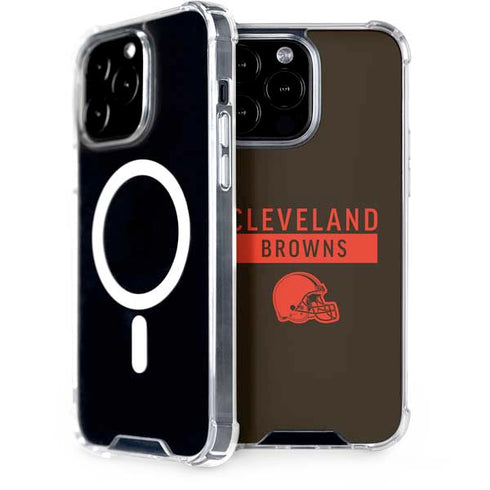 NFL Cleveland Browns Brown Performance Series iPhone 15 Pro Max MagSafe Case