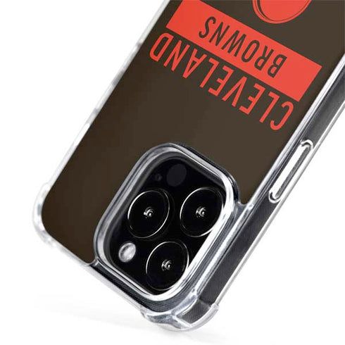 NFL Cleveland Browns Brown Performance Series iPhone 14 Pro Max MagSafe Case
