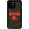 NFL Cleveland Browns Brown Performance Series iPhone 14 Pro Max Waterproof Case