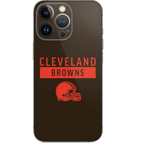 NFL Cleveland Browns Brown Performance Series iPhone 14 Pro Skin