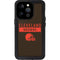 NFL Cleveland Browns Brown Performance Series iPhone 14 Pro Waterproof Case