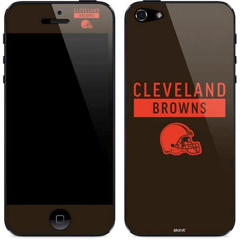 NFL Cleveland Browns Brown Performance Series iPhone 5/5s/5SE Skin