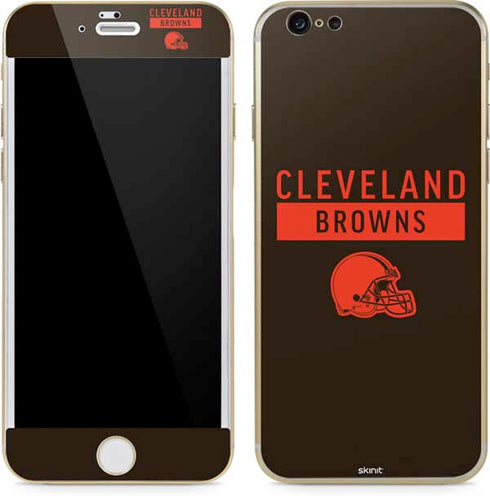 NFL Cleveland Browns Brown Performance Series iPhone 6/6s Skin