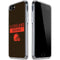 NFL Cleveland Browns Brown Performance Series iPhone SE (2nd & 3rd Gen) Clear Case