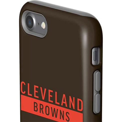 NFL Cleveland Browns Brown Performance Series iPhone SE (2nd & 3rd Gen) Pro Case