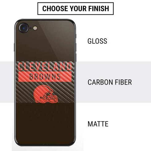 NFL Cleveland Browns Brown Performance Series iPhone SE (2nd & 3rd Gen) Skin