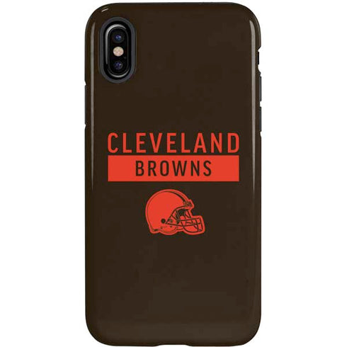 NFL Cleveland Browns Brown Performance Series iPhone X Pro Case