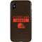 NFL Cleveland Browns Brown Performance Series iPhone X Pro Case