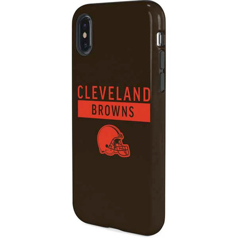NFL Cleveland Browns Brown Performance Series iPhone X Pro Case