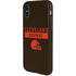 NFL Cleveland Browns Brown Performance Series iPhone X Pro Case