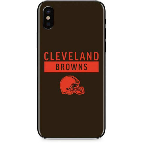 NFL Cleveland Browns Brown Performance Series iPhone X Skin