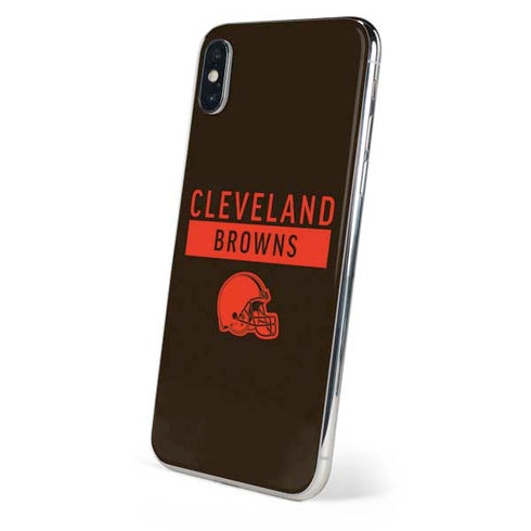 NFL Cleveland Browns Brown Performance Series iPhone X Skin