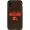 NFL Cleveland Browns Brown Performance Series iPhone XR Pro Case