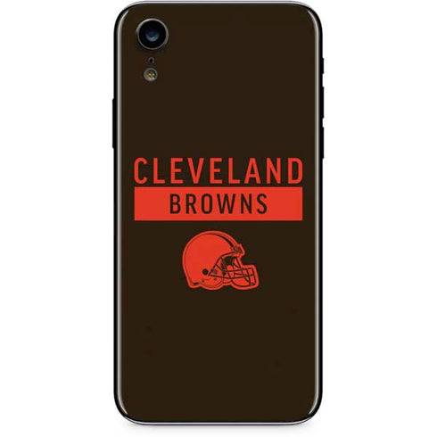 NFL Cleveland Browns Brown Performance Series iPhone XR Skin
