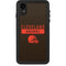 NFL Cleveland Browns Brown Performance Series iPhone XR Waterproof Case
