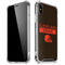 NFL Cleveland Browns Brown Performance Series iPhone XS Max Clear Case