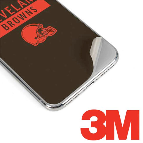 NFL Cleveland Browns Brown Performance Series iPhone XS Max Skin
