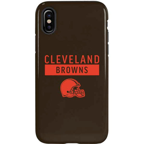 NFL Cleveland Browns Brown Performance Series iPhone XS Pro Case