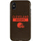 NFL Cleveland Browns Brown Performance Series iPhone XS Pro Case