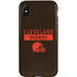 NFL Cleveland Browns Brown Performance Series iPhone XS Pro Case