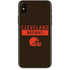 NFL Cleveland Browns Brown Performance Series iPhone XS Skin
