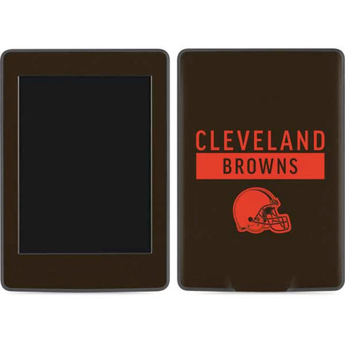 NFL Cleveland Browns Brown Performance Series Amazon Kindle Skin