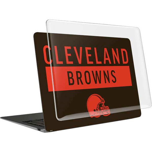 NFL Cleveland Browns Brown Performance Series MacBook Air 13in (2020) Case plus Skin