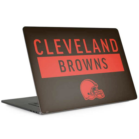 NFL Cleveland Browns Brown Performance Series Apple MacBook Pro 15-inch Skin