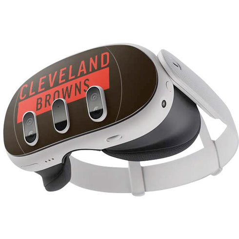 NFL Cleveland Browns Brown Performance Series Meta Quest 3 Skin