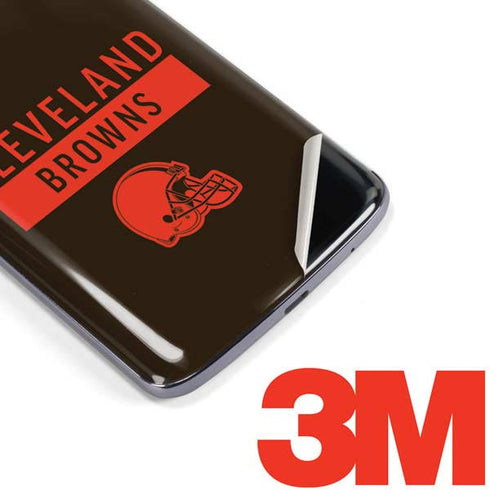 NFL Cleveland Browns Brown Performance Series Moto E5 Plus Skin