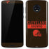 NFL Cleveland Browns Brown Performance Series Moto G6 Skin