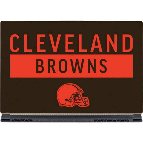 NFL Cleveland Browns Brown Performance Series MSI GS65 Stealth Laptop Skin