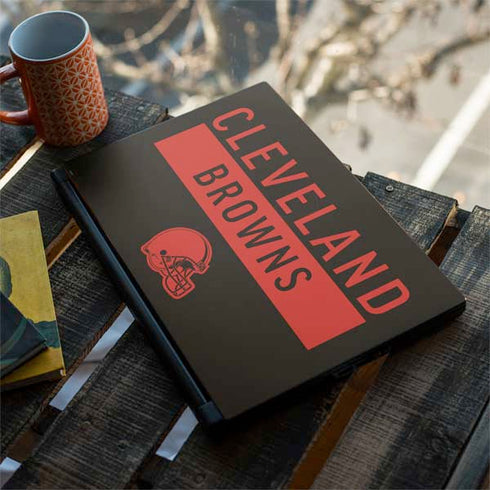 NFL Cleveland Browns Brown Performance Series MSI GS65 Stealth Laptop Skin