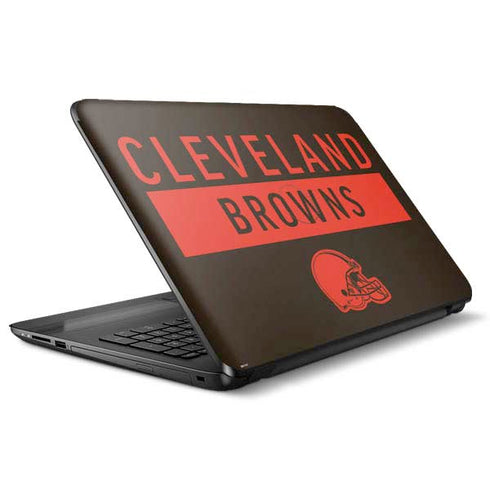 NFL Cleveland Browns Brown Performance Series HP Notebook Skin