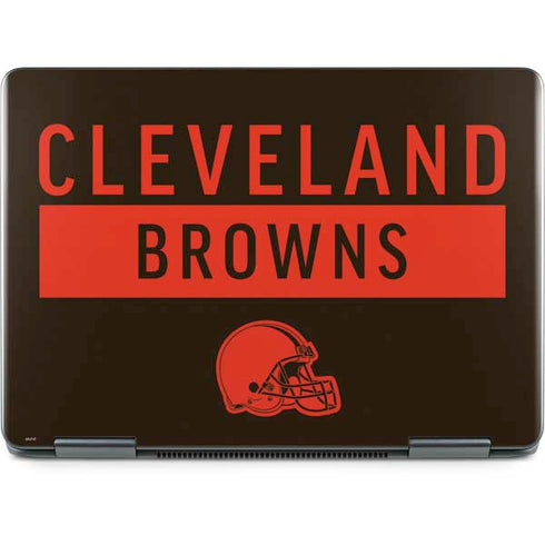 NFL Cleveland Browns Brown Performance Series Notebook 9 Pro 13in (2017) Skin