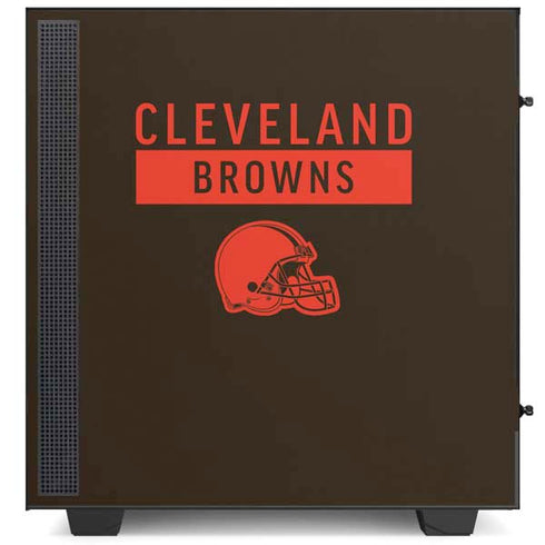 NFL Cleveland Browns Brown Performance Series NZXT H510 Compact ATX Mid-Tower Case Skin
