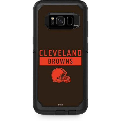 NFL Cleveland Browns Brown Performance Series Otterbox Commuter Galaxy Skin