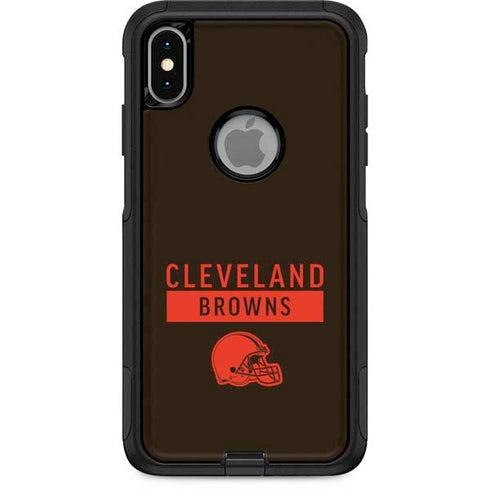 NFL Cleveland Browns Brown Performance Series Otterbox Commuter iPhone Skin