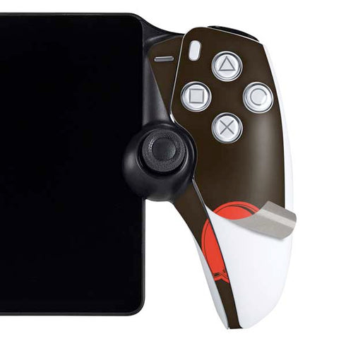 NFL Cleveland Browns Brown Performance Series PlayStation Portal Remote Player Skin