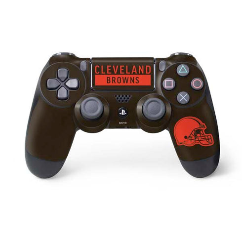 NFL Cleveland Browns Brown Performance Series PS4 Controller Skin