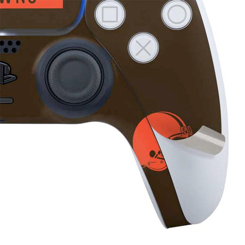 NFL Cleveland Browns Brown Performance Series PS5 Bundle Skin