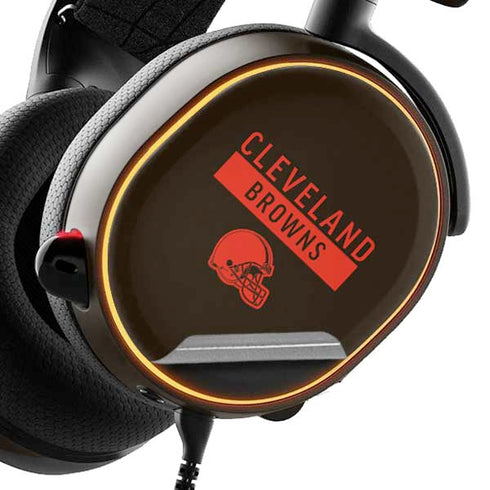 NFL Cleveland Browns Brown Performance Series SteelSeries Arctis 5 Skin