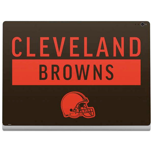 NFL Cleveland Browns Brown Performance Series Surface Book 2 15in Skin