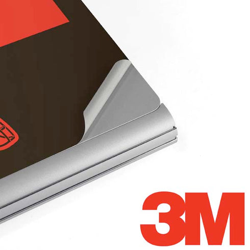 NFL Cleveland Browns Brown Performance Series Surface Book 2 15in Skin