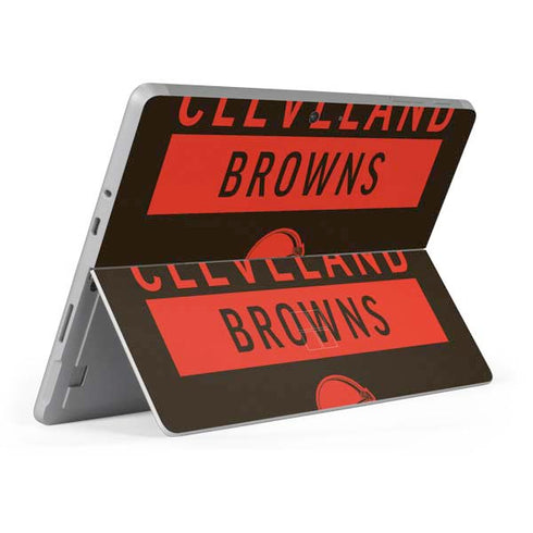 NFL Cleveland Browns Brown Performance Series Surface Go Skin