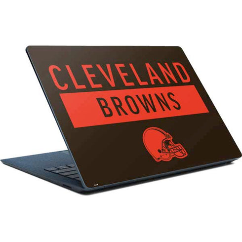 NFL Cleveland Browns Brown Performance Series Surface Laptop Skin