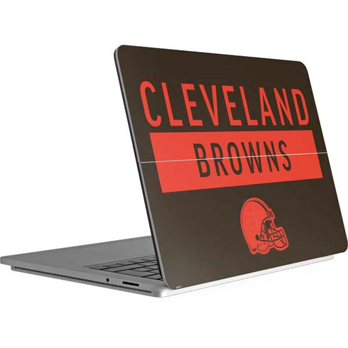 NFL Cleveland Browns Brown Performance Series Surface Laptop Studio Skin